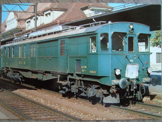 Cartoline postali: BLS Bern-Lötschberg-Simplon Triebwagen De 4/5 Nr. 796 – Nuovo e nell'imballaggio originale da Thun venduto da Abigboss