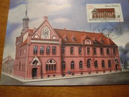 DDR, Satz Maximumkarten 1987, historische Postgebäude