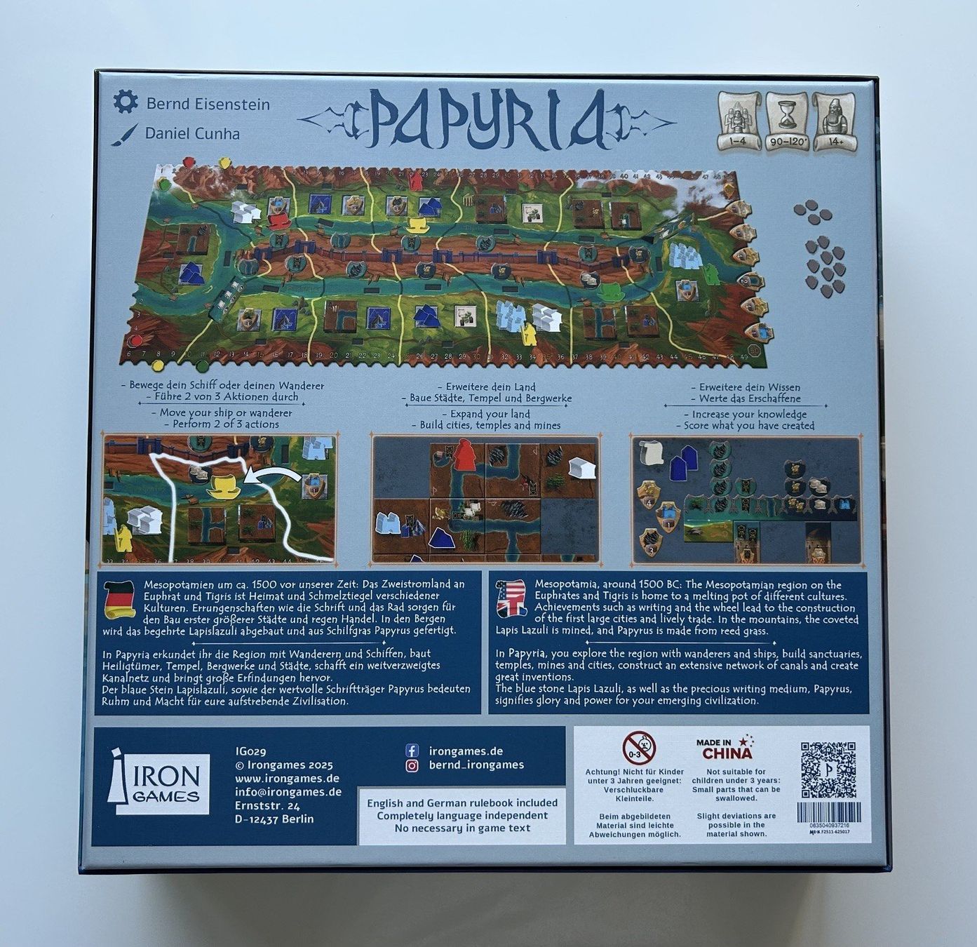 Spiele: Brettspiel "Papyria" - Iron Games – Neu (gemäss Beschreibung) aus Baar von WhatTheFunk01 1