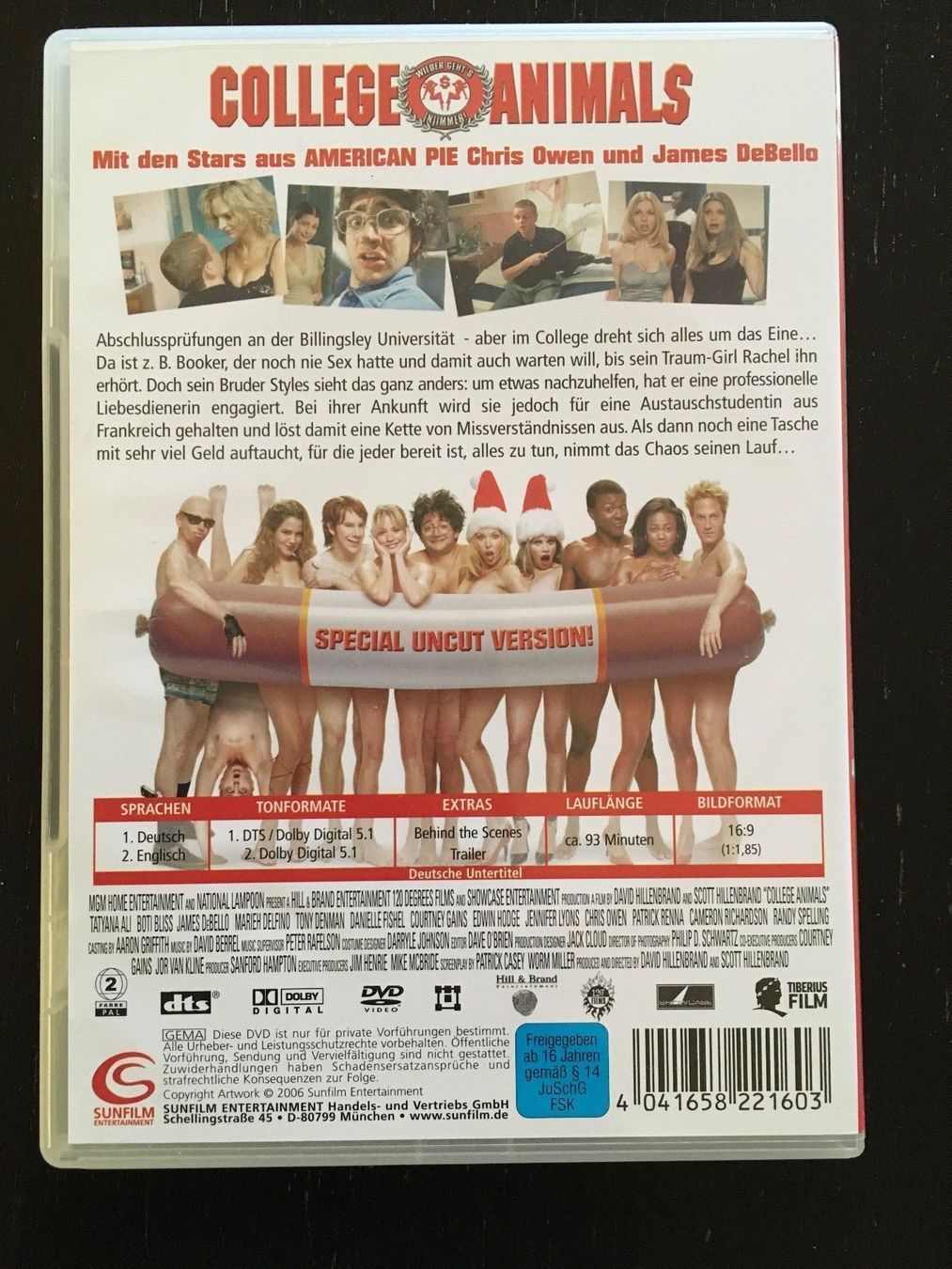 Tutti i DVDs: DVD College Animals – Usato da Regensdorf venduto da scheissspiel 1