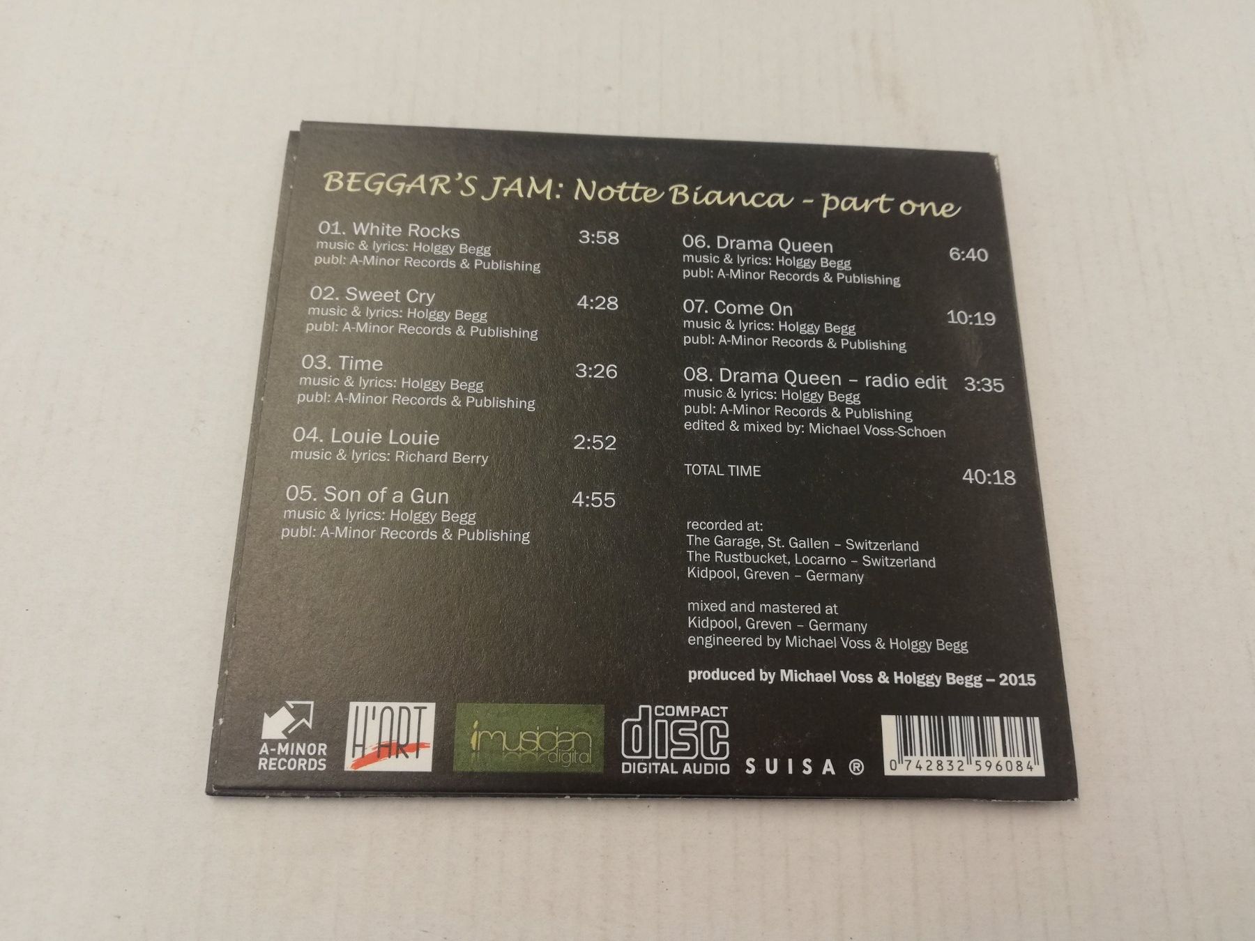CD: BEGGAR'S JAM - NOTTE BIANCA PART ONE – Usato da Bern venduto da Vinylsound.ch 1