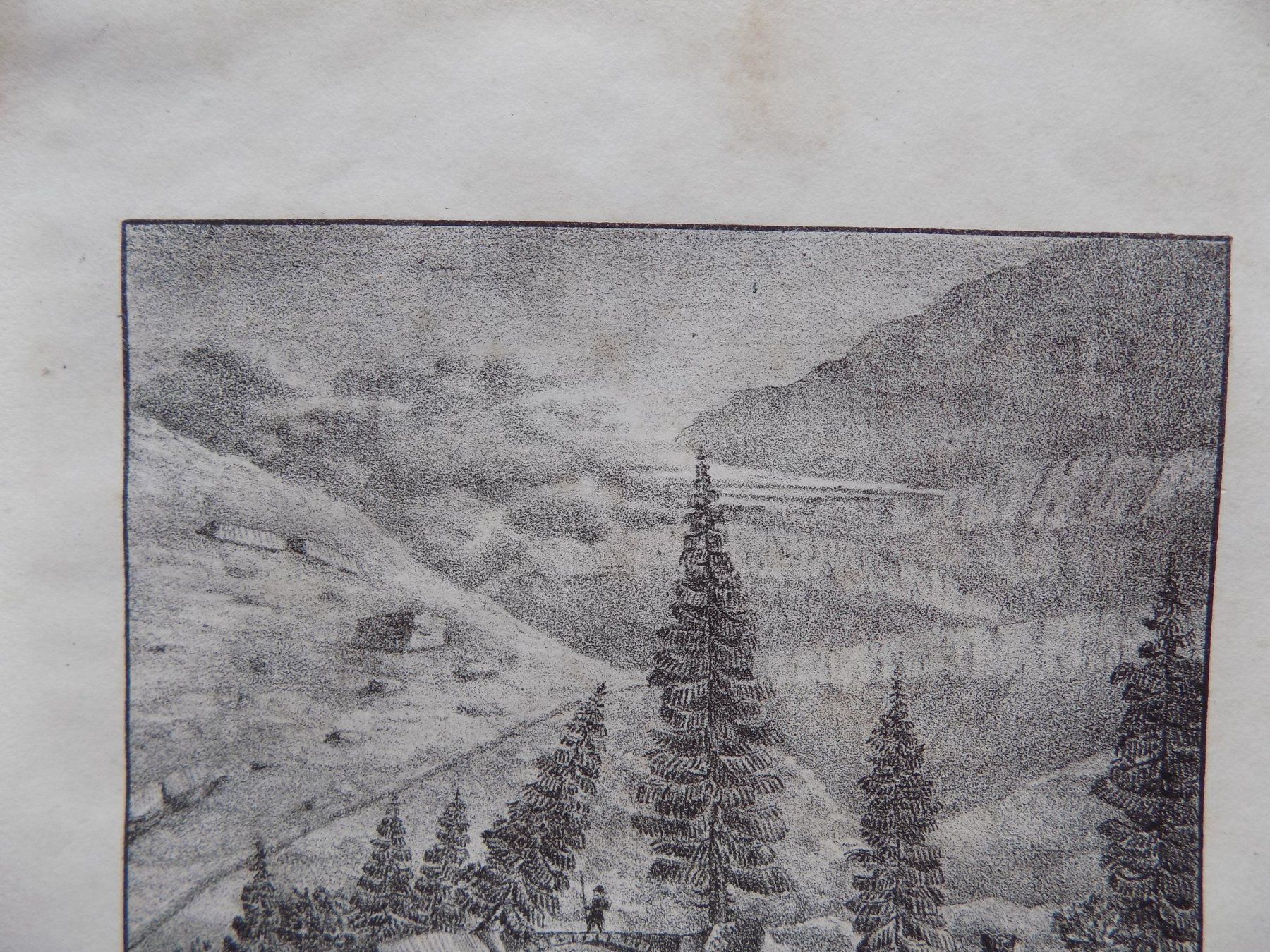 Stiche: Pont sur l'Aar au Grimsel – Gebraucht aus Risch von Rischli15 7