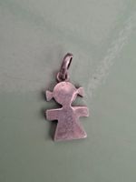 Anhänger Mädchen aus 925 Silber antik guter Zustand