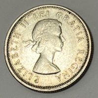 25 Cents - Elizabeth II - Canada - 1963 ( Silber .800 )