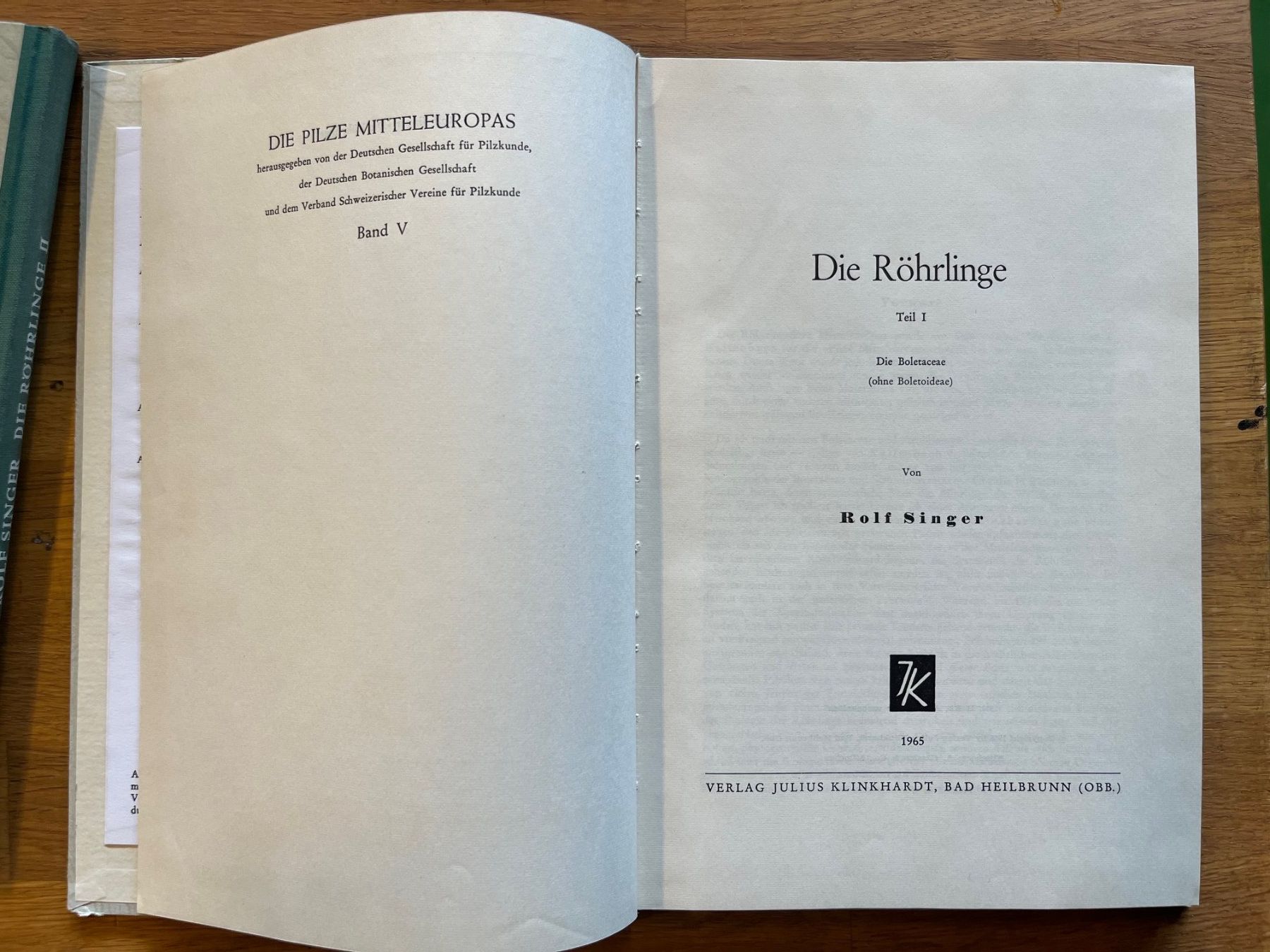Bücher: Die Röhrlinge Band 1 & 2 von Rolf Singer – Gebraucht aus Laufen von Nuria44 2