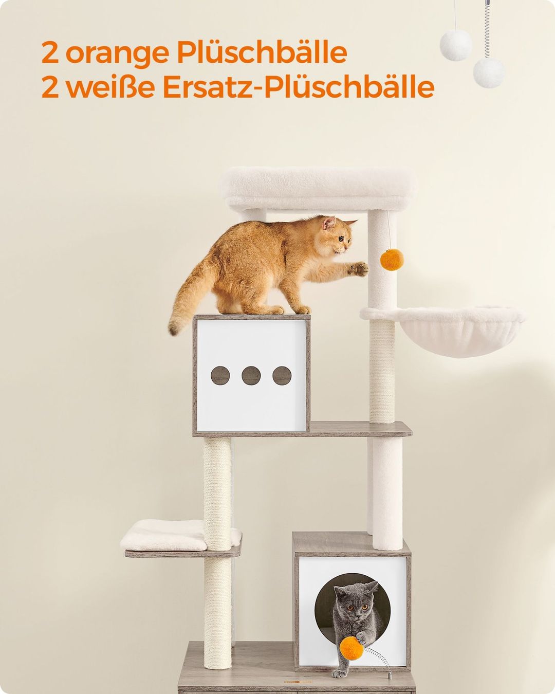 Tiragraffi: Katzenbaum Mit Katzenschrank CAVALLO – Nuovo (secondo la descrizione) da Lachen SZ venduto da MAMORU-MOEBEL 1