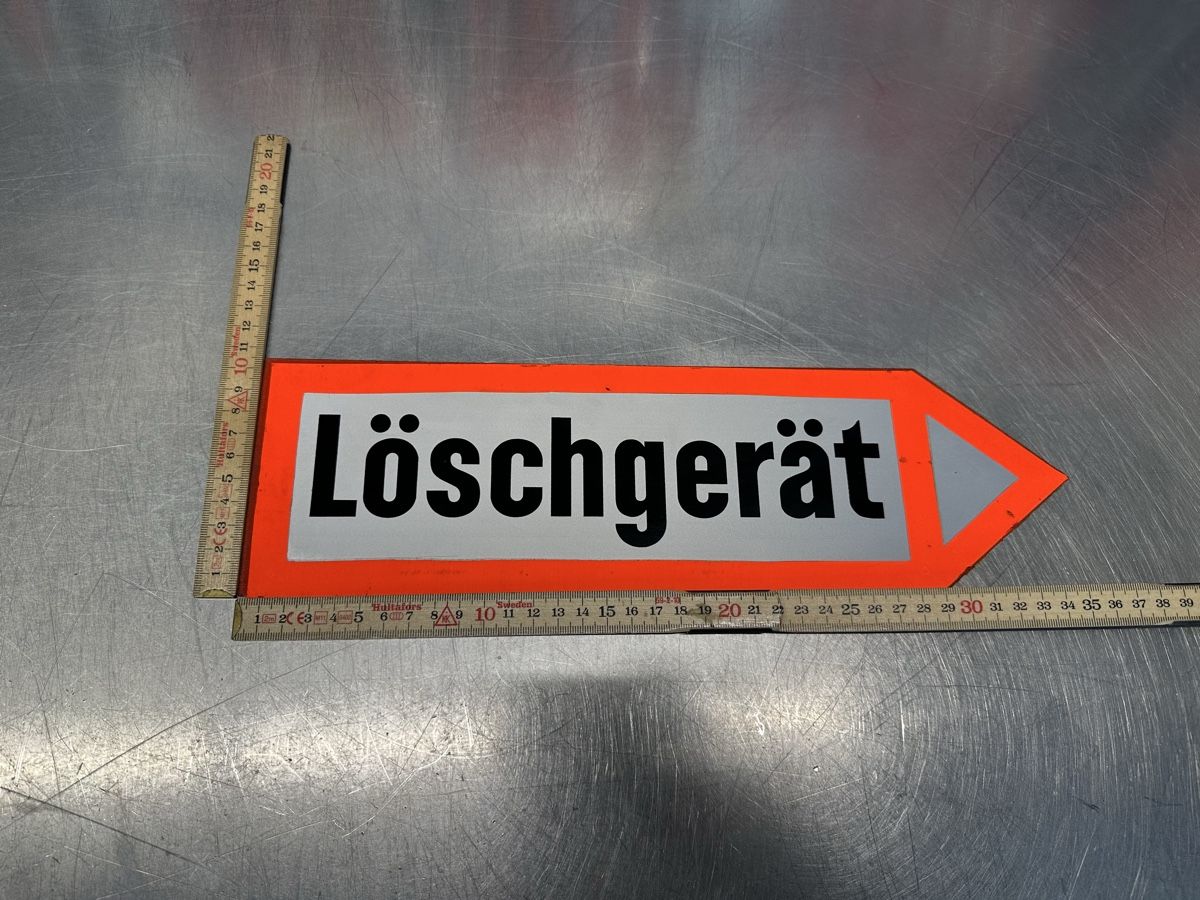 Insegne: Löschgerät-Schild – Usato da Schwende venduto da weesli 2