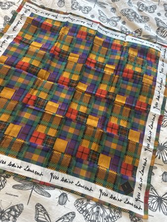 YSL Saint Laurent Einstecktuch Foulard 47x47