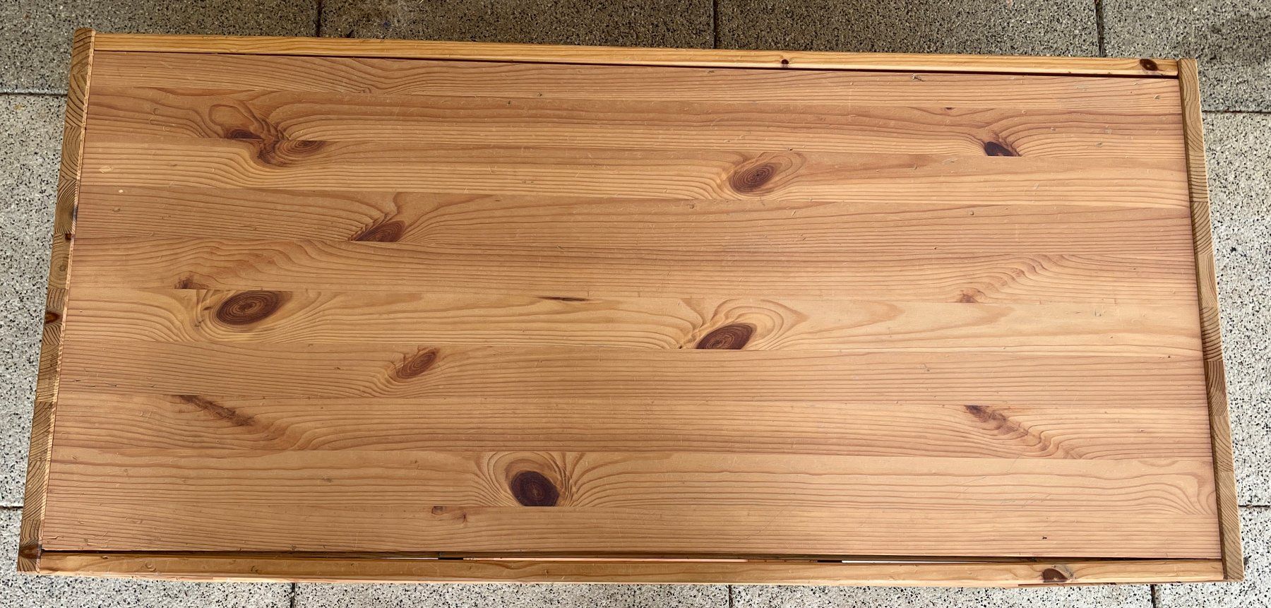 Ikea Étagères: Combinaison structure + bacs, pin teinté blanc clair orange – D'occasion à Le Noirmont par bouboun21 5