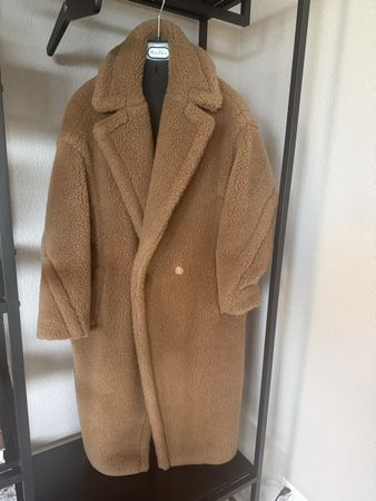 Max Mara Teddymantel aus Kamelhaar Grösse S braun lang