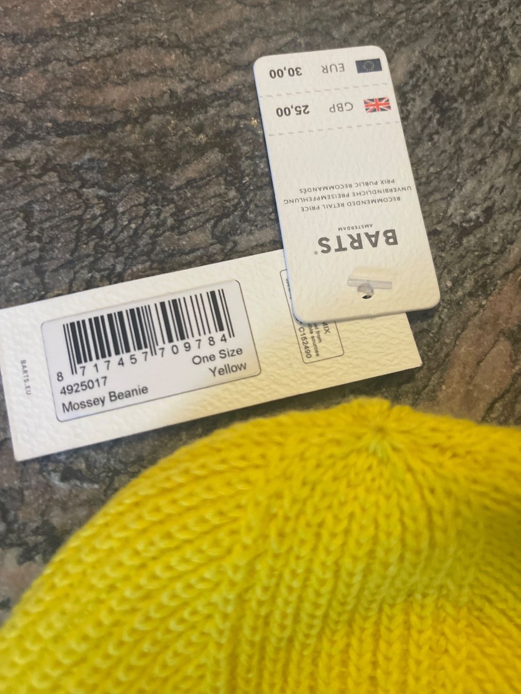 Barts Hüte, Mützen & Caps: Barts Mossey Beanie gelb Neu – Neu und originalverpackt aus Nussbaumen AG von normajeanbaker 2
