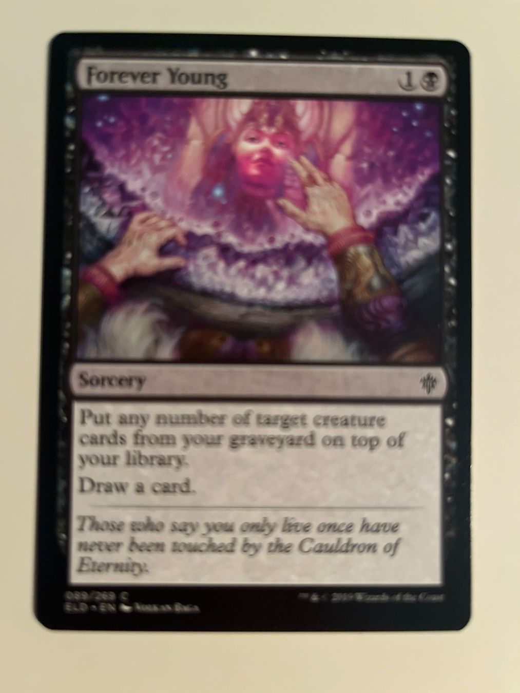 Magic The Gathering Carte collezionabili: 1 x Forever Young - Magic: The Gathering - MtG – Usato da Kriens venduto da Shadi1980