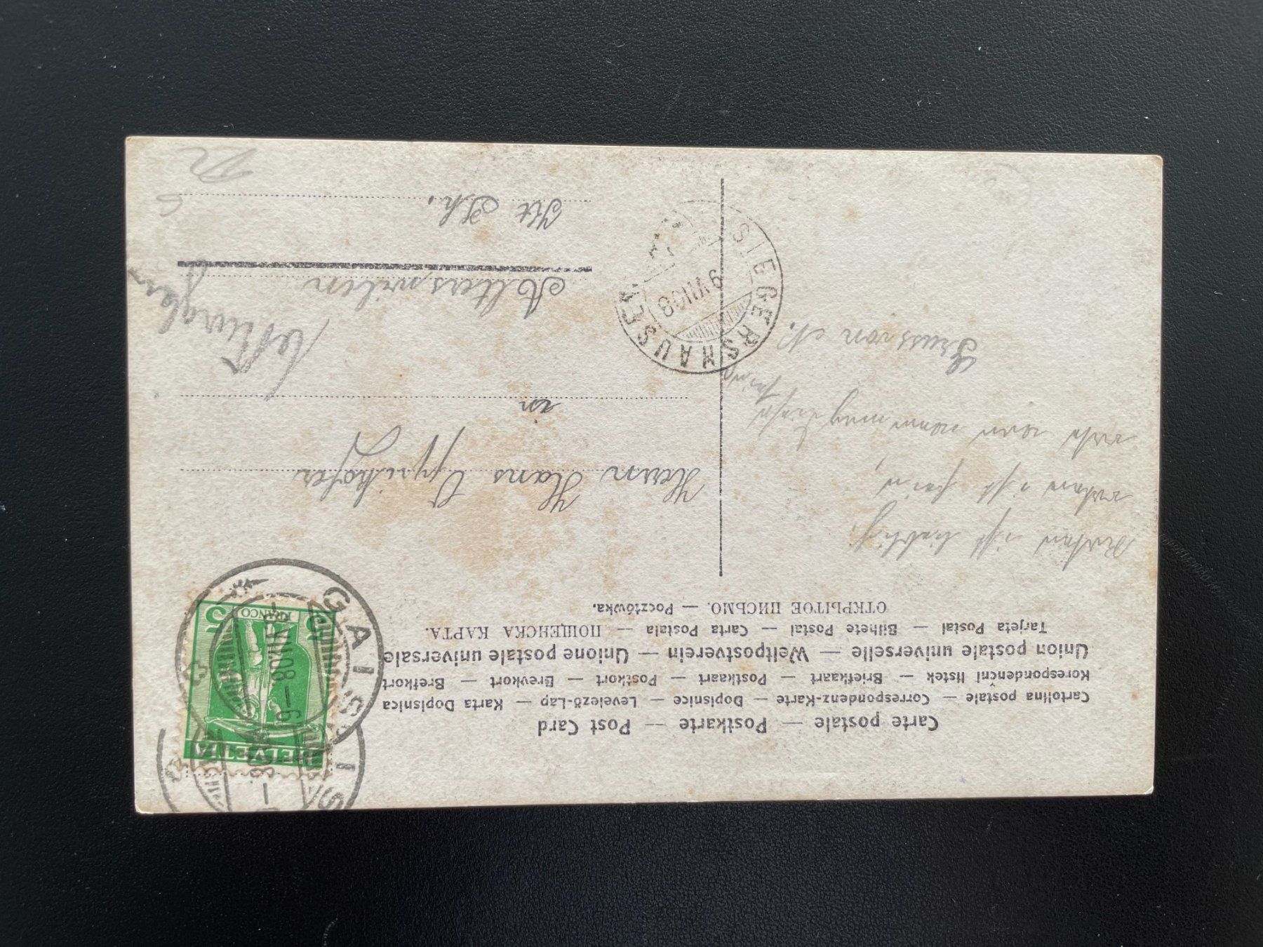 Cartoline postali: Foto-AK AR Gais – Usato da Thal venduto da Danny82 1