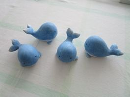 Wal / Fische / Dekorationsfigur