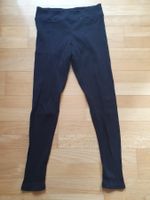 H&M Leggings, Gerippt, Schwarz, Grösse M