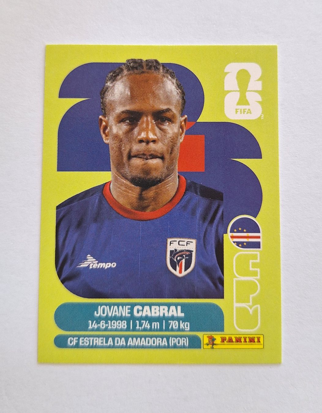 Panini Carte collezionabili: Panini Jovane Cabral CPV 16 – Nuovo (secondo la descrizione) da Romanens venduto da Crocette