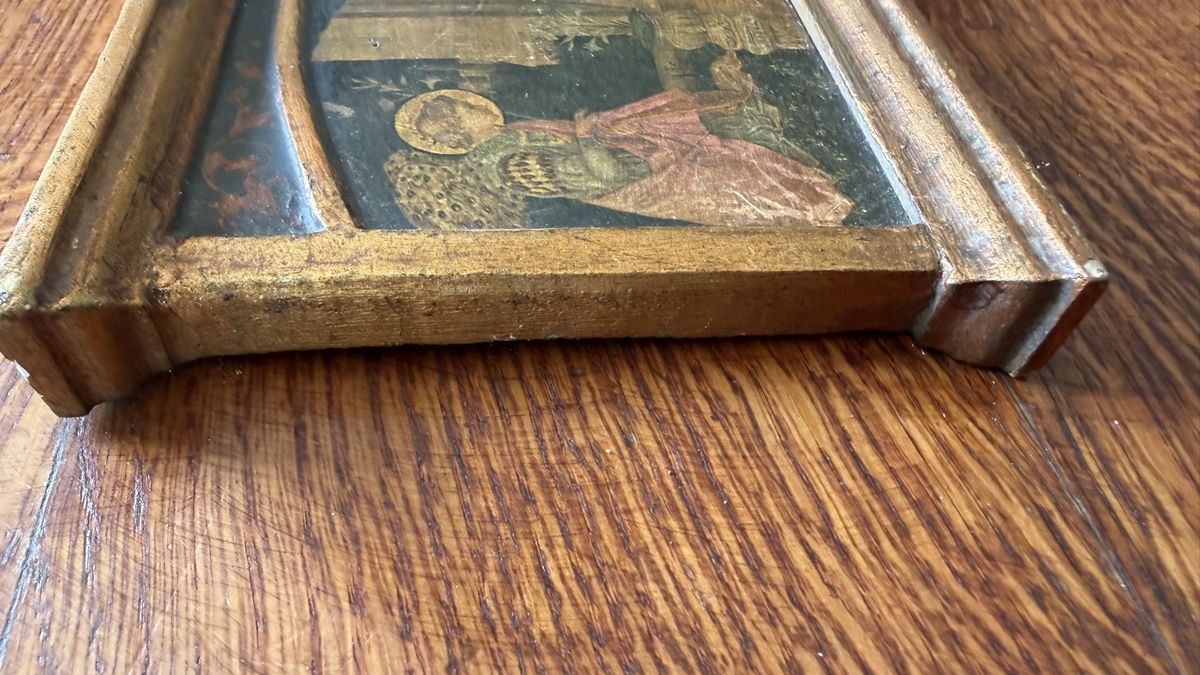 Foto & Immagini: Kleines Andachtsbild Holz im Renaissance Stil – Usato da Riedholz venduto da Frettchen63 4