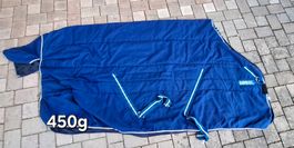 Pferdedecke Stall, Rambo Horseware blau 450g gebraucht