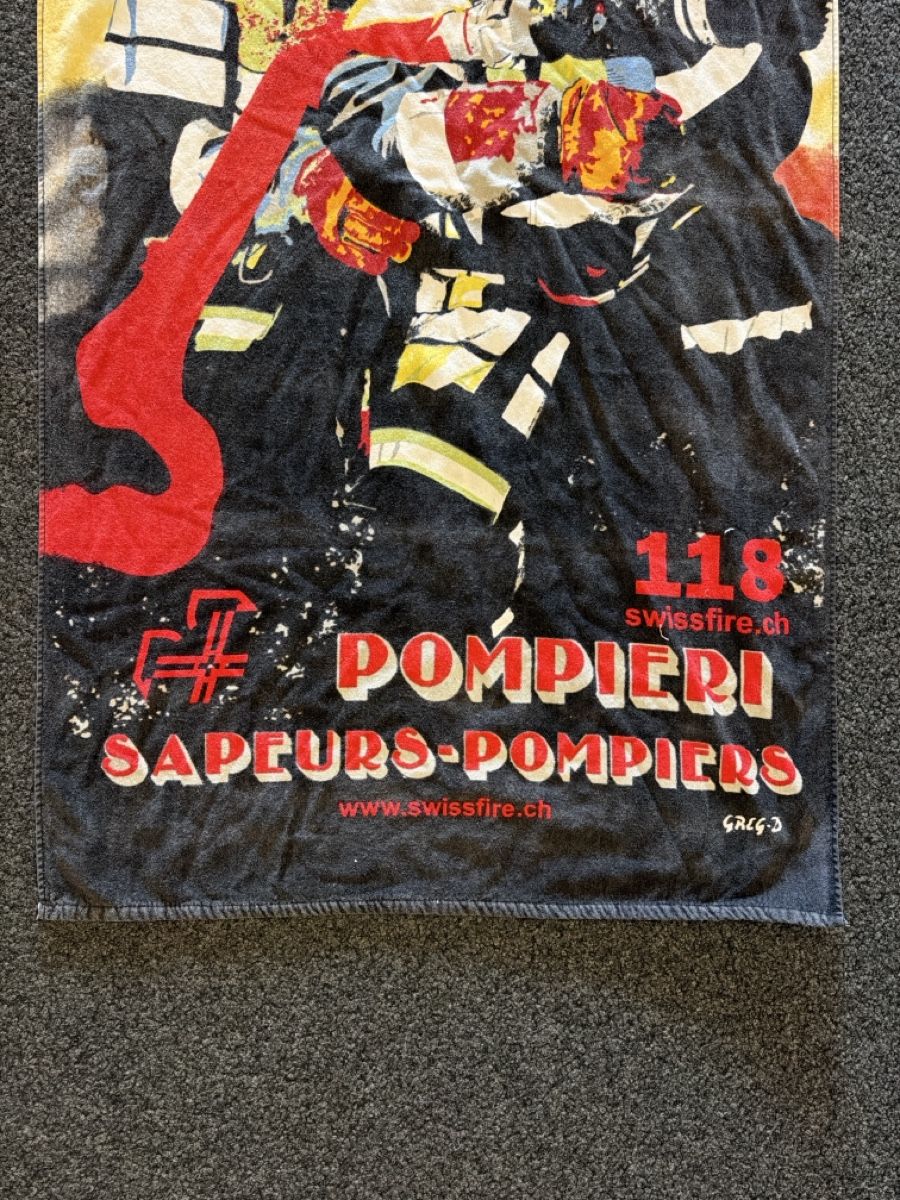 Teli da bagno: Bad/Frottiertuch Feuerwehr & Pompiers – Usato da Thun venduto da BanjoDan 2