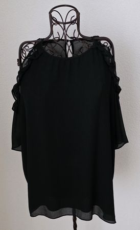 Damen Bluse schwarz Gr. XL