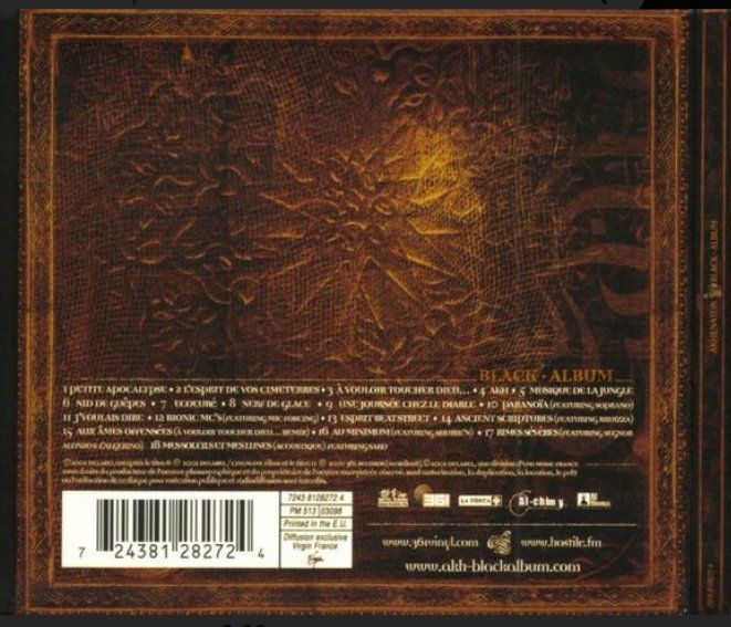 CD: AKHENATON-Black Album CD Original 2002 – Usato da St-Prex venduto da eme_kc29 1