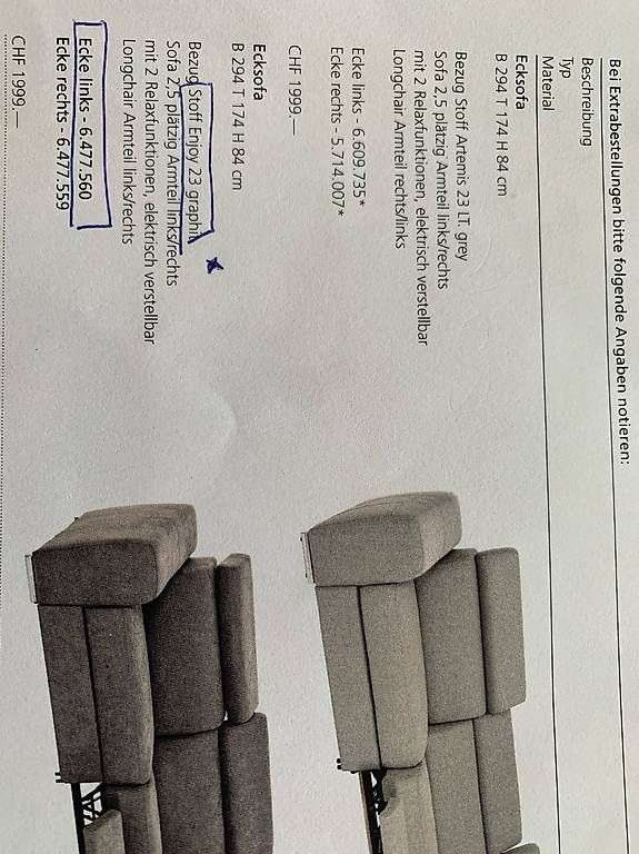 Livique Divani: Ecksofa – Usato da Schlieren venduto da gergir 4