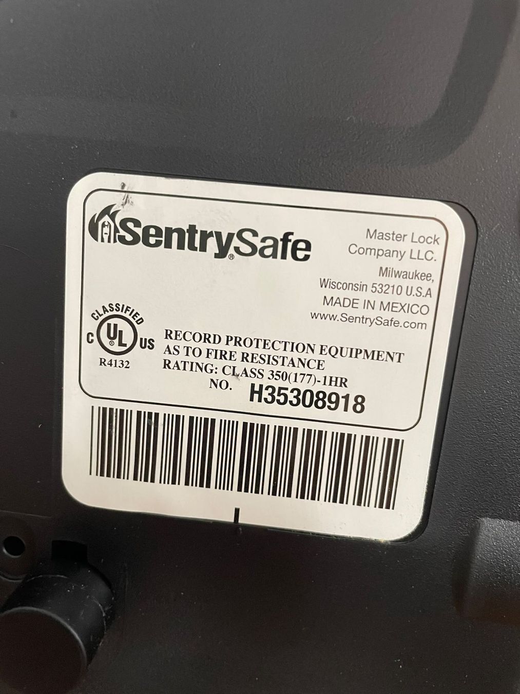 Tresor: Master Lock Tresor SentrySafe LFW082FTC schwarz – Neu (gemäss Beschreibung) aus Schachen b. Reute von Sin_fmx8 3
