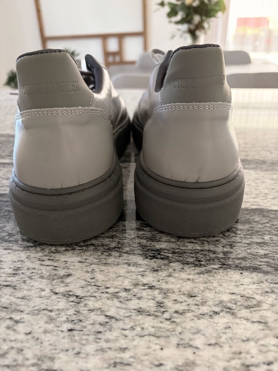 Steve Madden Scarpe da uomo: Steve Madden - Brent - Sneaker - light grey - Grösse 45 – Nuovo (secondo la descrizione) da Laupersdorf venduto da JasperQuin 3