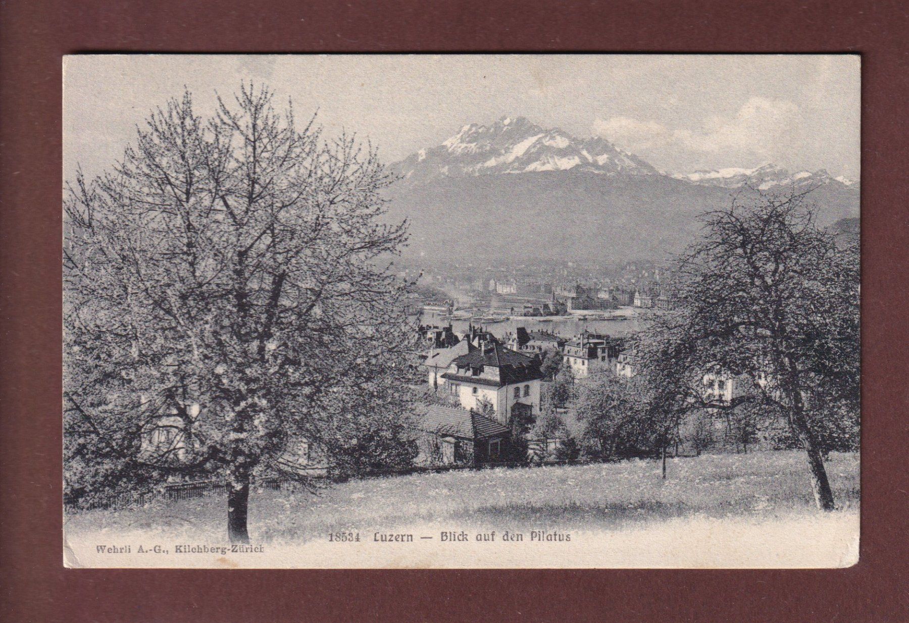 Ansichtskarten: LUZERN - Pilatus - 1910 – Gebraucht aus Pully von nicecards-shop