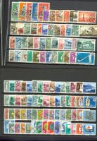 Pro Patria gest. bis 1963 mit 5C- auf 2 Steckkarten (C115)