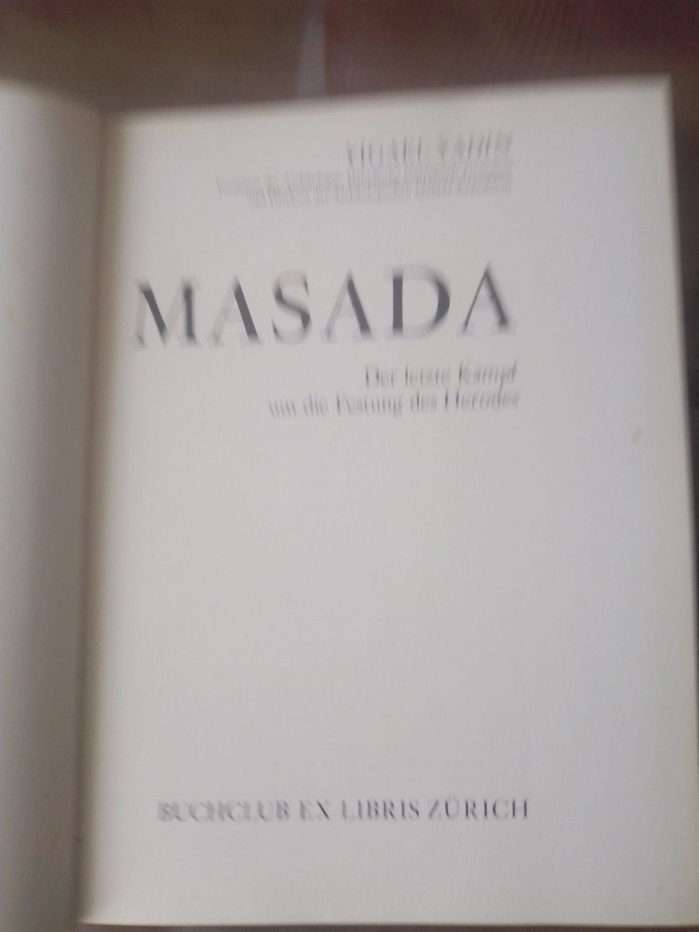 Libri: Masada – Usato da Bassersdorf venduto da elm_f9sw 1