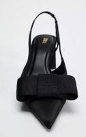 Brandneue schwarze Slingbacks von Zara in Grösse 42 - NEU!