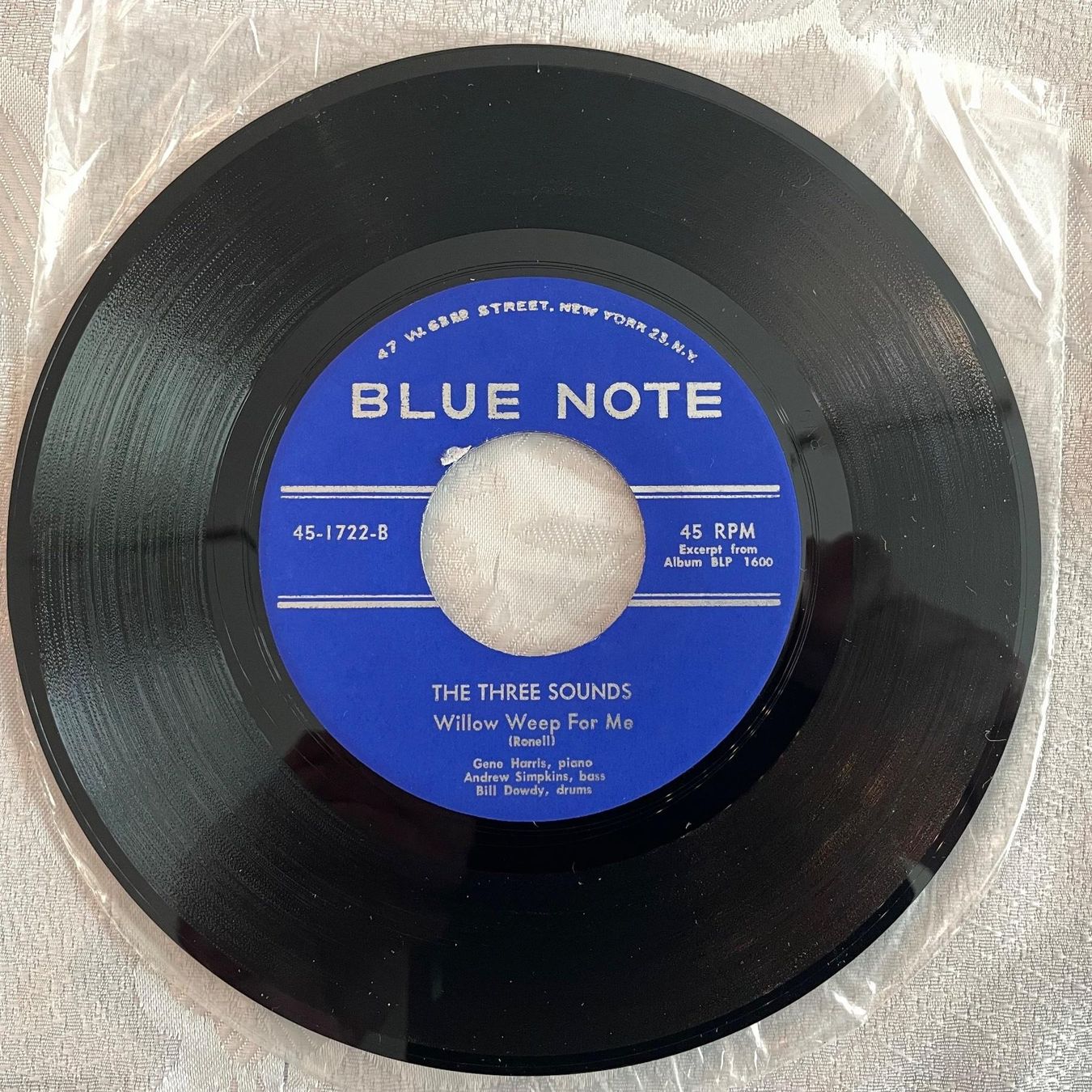 Dischi in vinile: THE THREE SOUNDS - TENDERLY / WILLOW WEEP FOR ME – Usato da Zürich venduto da fehlton 3