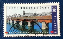 Nr.1288 mit Stempel Alte Rheinbrücke,Bad Säckingen/Stein 