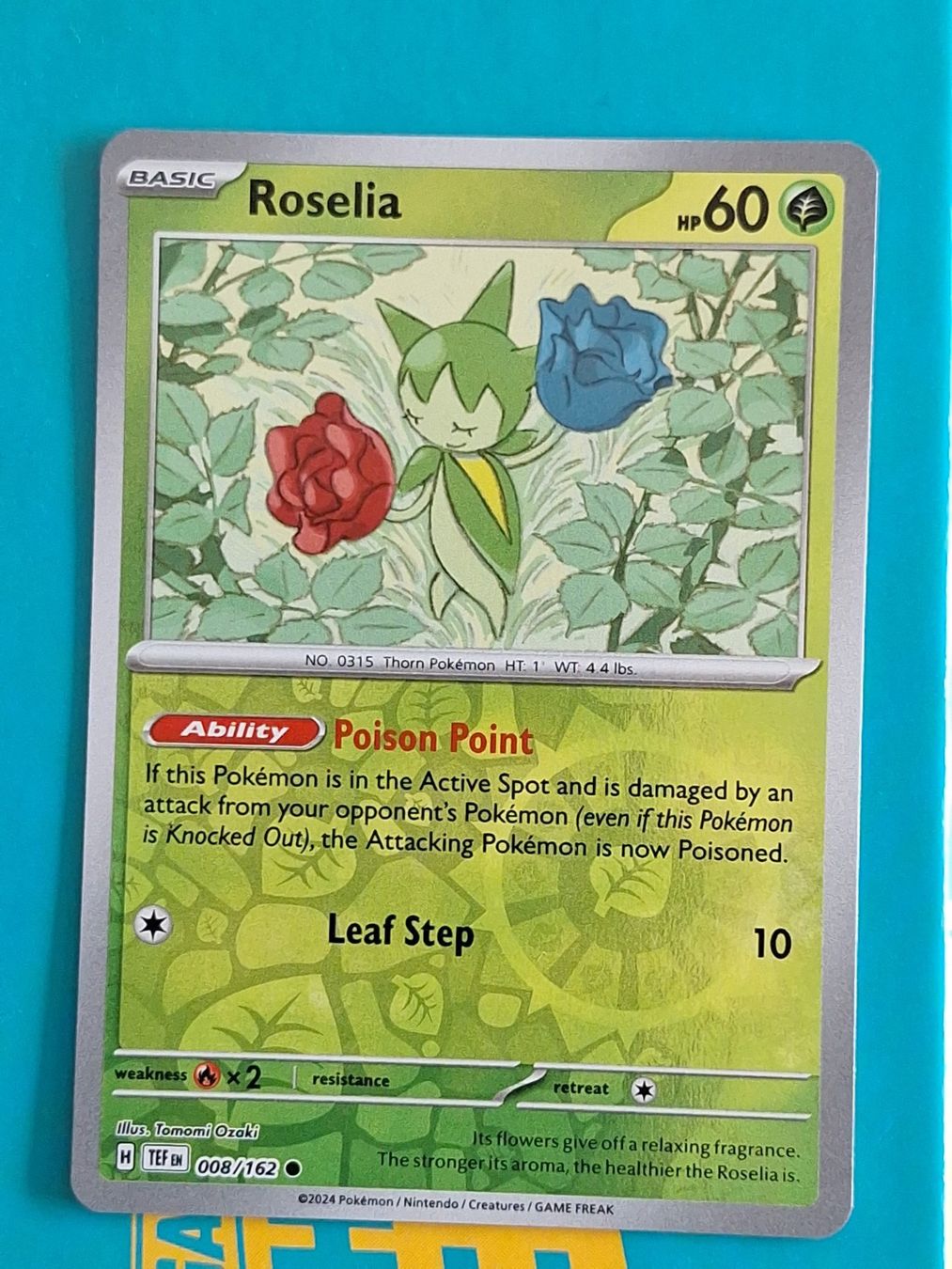 Pokémon Carte collezionabili: Roselia - Pokemon Temporal Forces Reverse Holo - #2.6 – Usato da Altstätten SG venduto da GGsGameshop