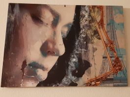 LED Kunstbild Kunst Harve Paris Gemälde