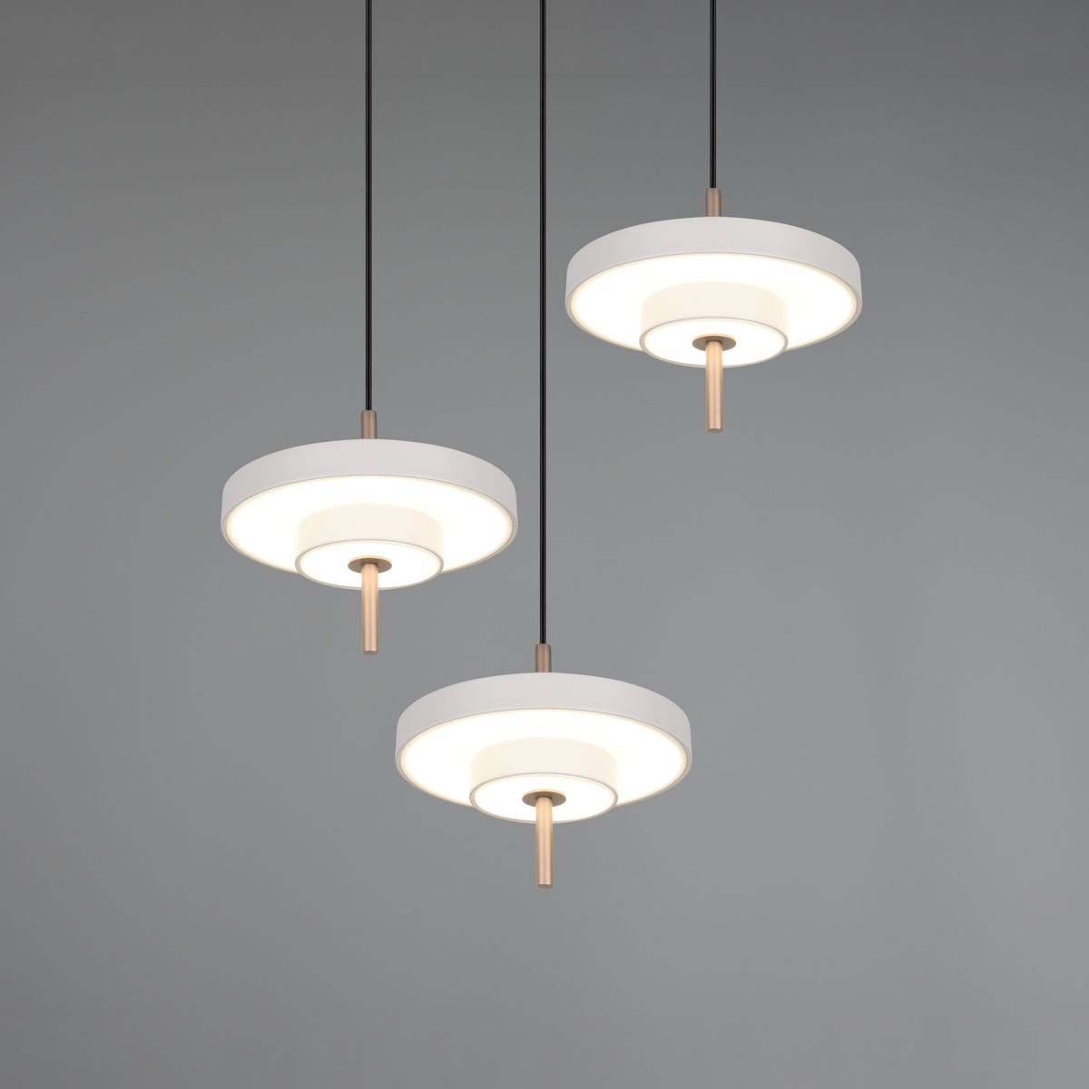 Lampadari & plafoniere: LED Pendelleuchte, Grau, CCT, 45 cm Ø – Nuovo (secondo la descrizione) da Kreuzlingen venduto da Smart-Light 3