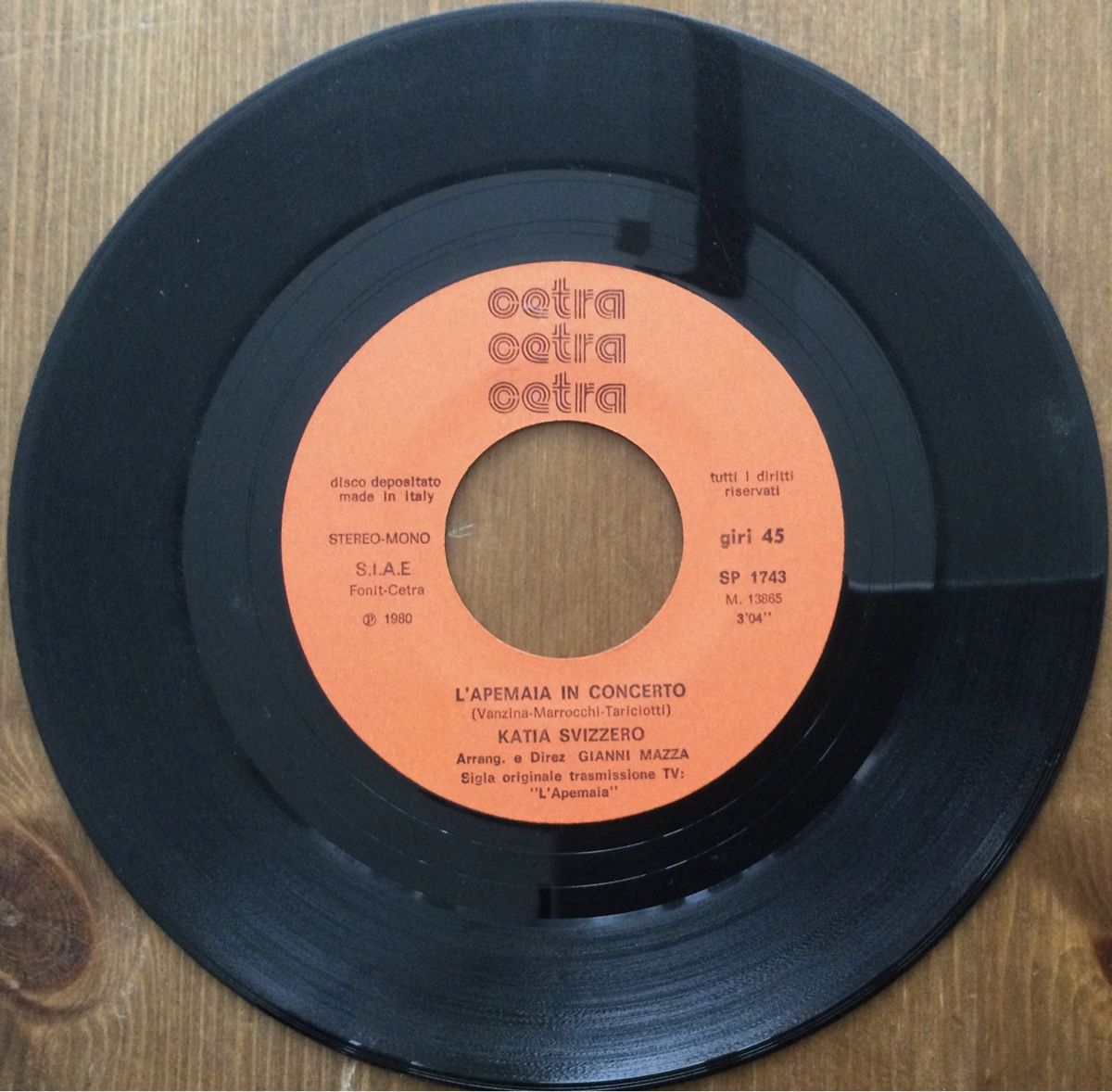 Schallplatten: Single: Katia Svizzero (1980) – Gebraucht aus Oftringen von Waltereg 1