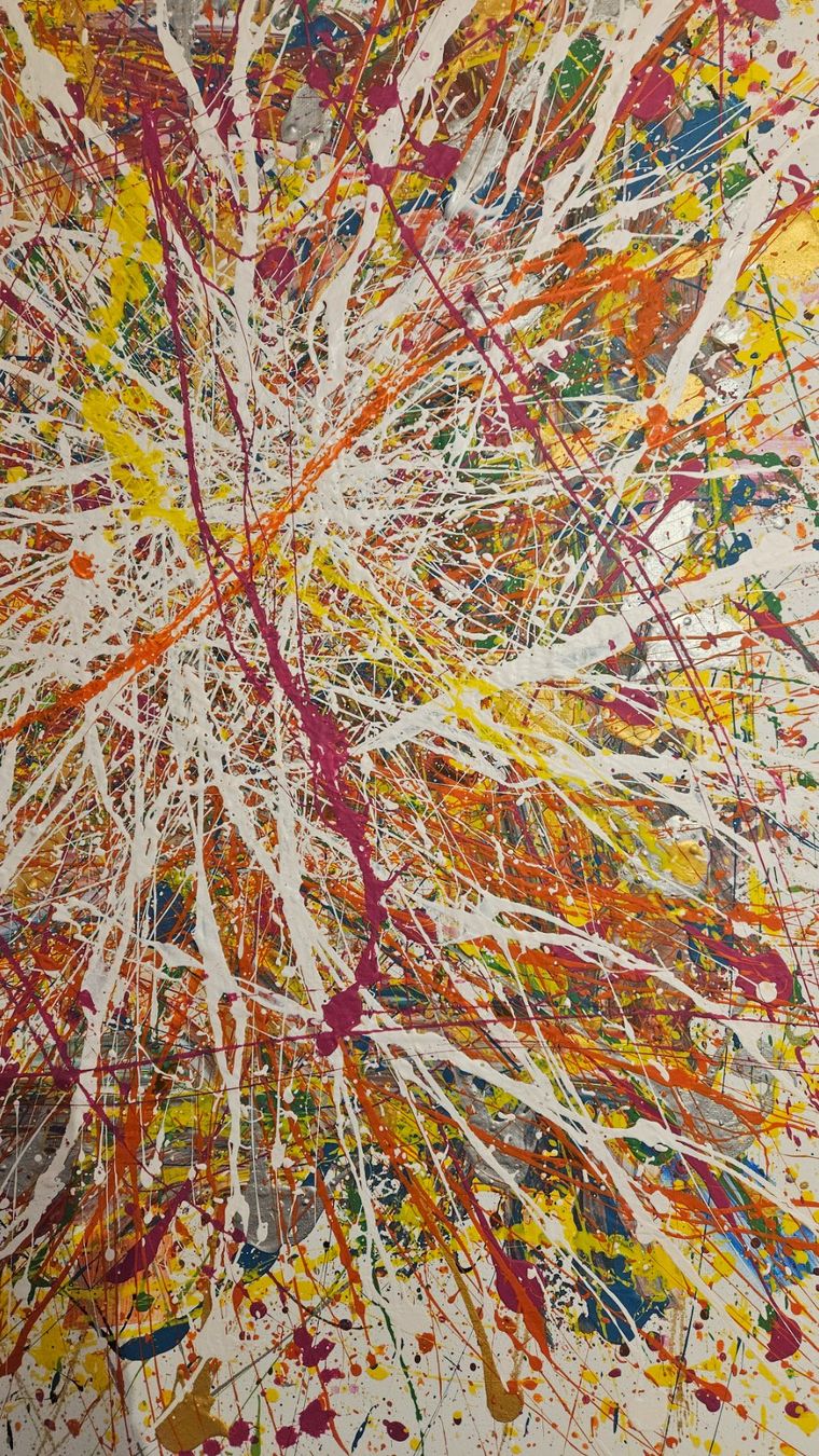 Gemälde: Tableau abstrait moderne, explosion de couleurs vives! – Neu (gemäss Beschreibung) aus Le Locle von fab_c9hh 5