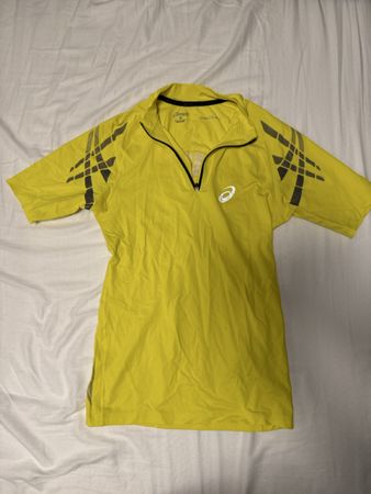 Muscleshirt Asics Gelb für Fahrrad, Sport, Unterwäsche