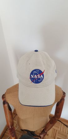 Coole NASA Cap New Era beige USA