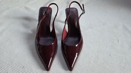 Bershka NEU Slingpumps Bordeaux Grösse 38