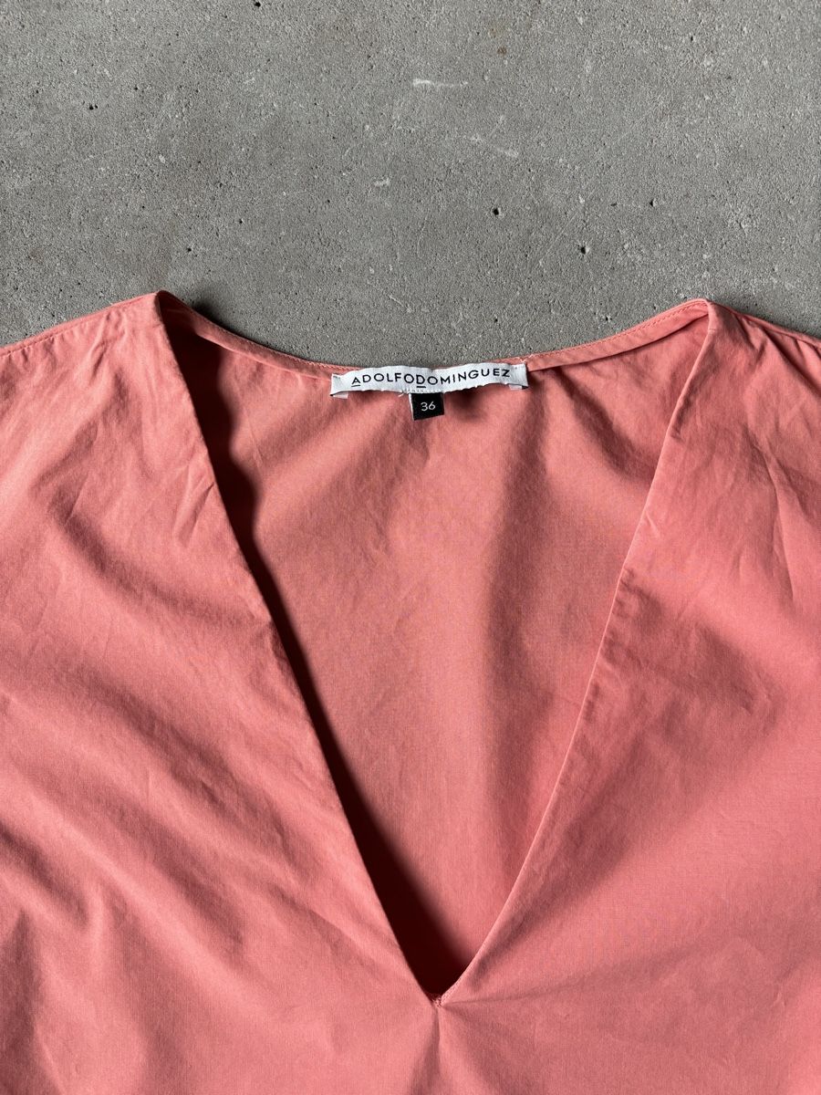 Camicette: ADOLFO DOMINGUEZ Bluse Puffärmel Lachs Gr. 36 – Usato da Ottoberg venduto da toomanydresses 4