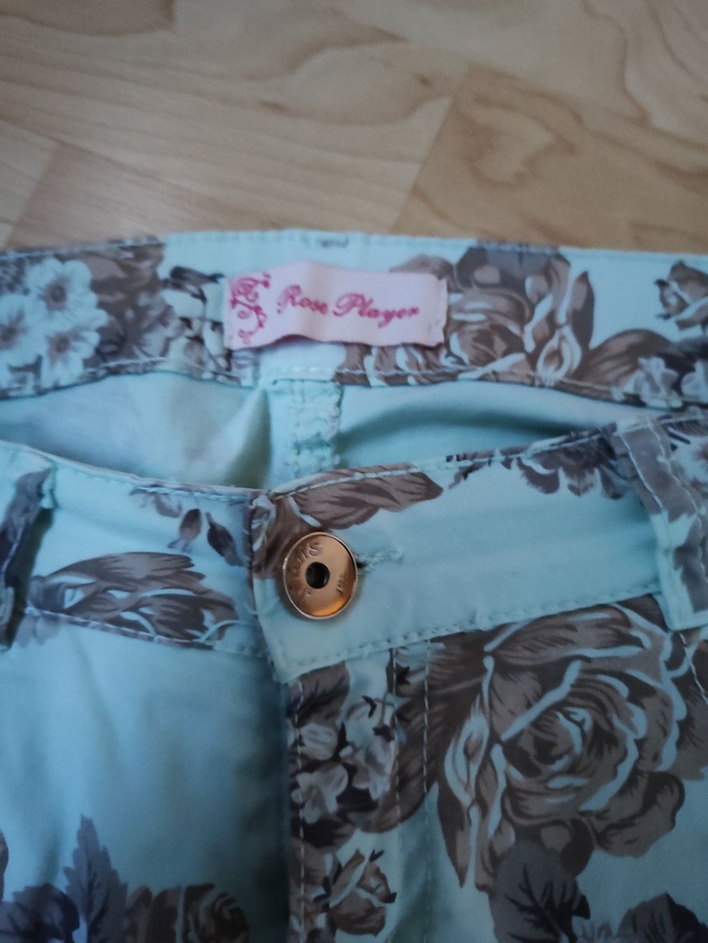 Hosen: Tolle Sommerhose Rosenprint Gr. 36 – Neu (gemäss Beschreibung) aus Seon von Mandes1 2