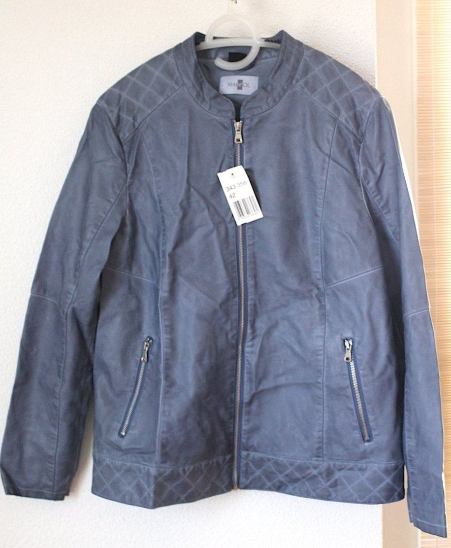 Jacken: Neue Kunstleder Jacke Gr.42 . – Gebraucht aus Locarno von madame-tus-sauds
