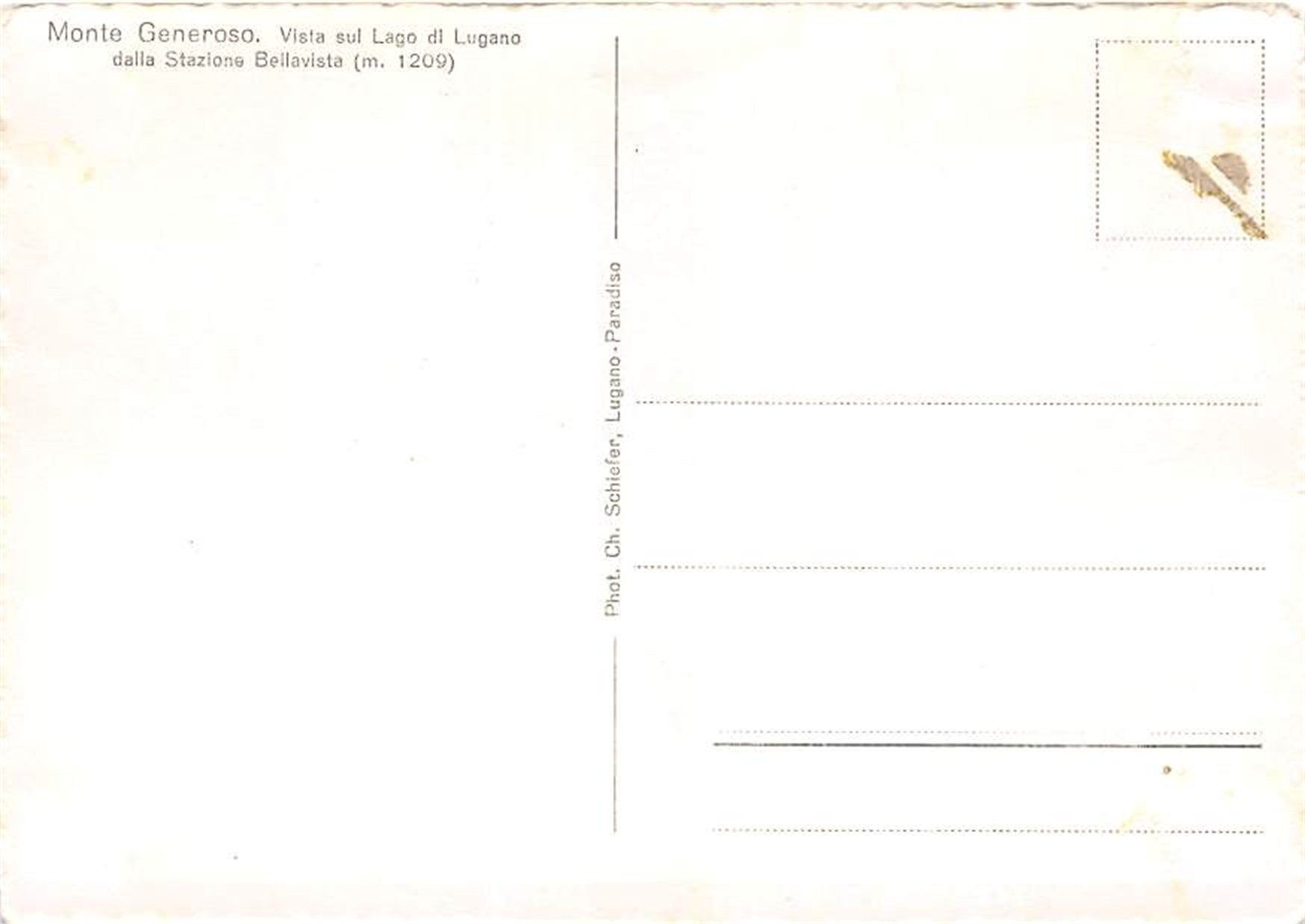 Cartoline postali: Monte Generoso – Usato da Ottikon b.Kemptth. venduto da Neptun1974 1