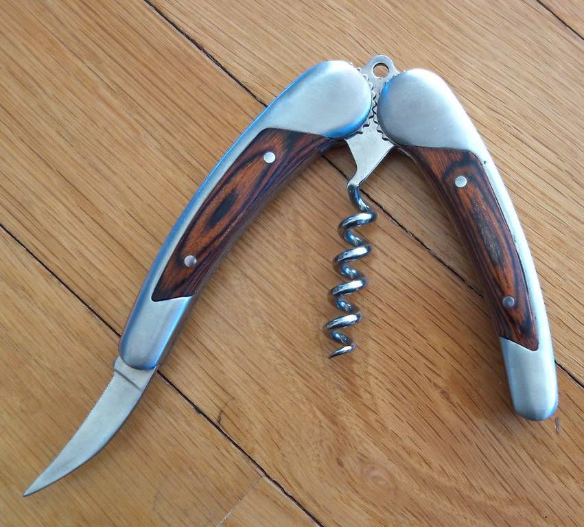 Apribottiglie & Tappi per chiusura: Laguiole Kellnermesser/ Korkenzieher in Holzbox – Usato da Uitikon Waldegg venduto da elj_q22m 4