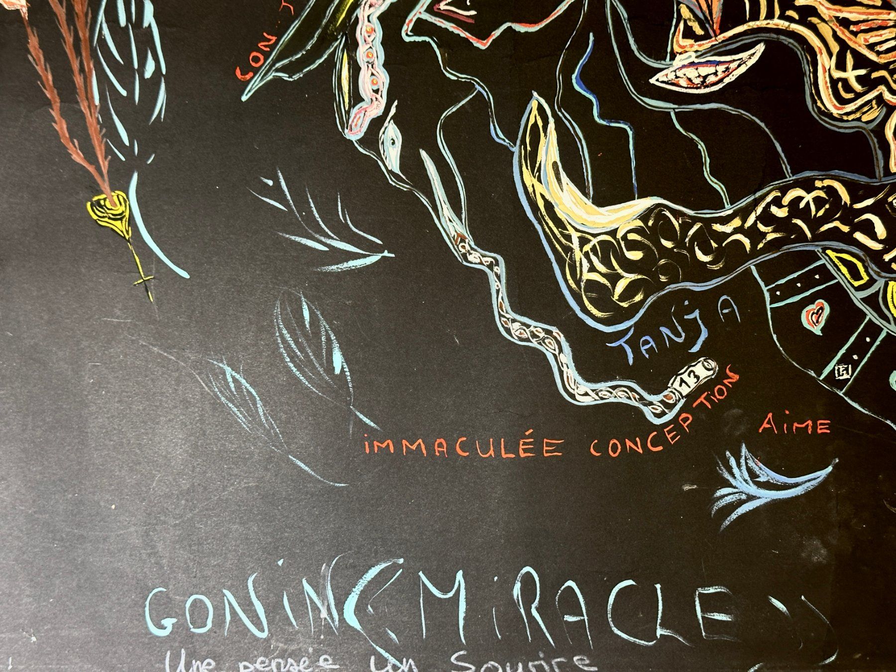 Tableaux: Peinture techniques mixtes sur papier. Signée – D'occasion à Morges par magicle 3