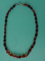Natur Bernstein Kette - Collier 46 cm.