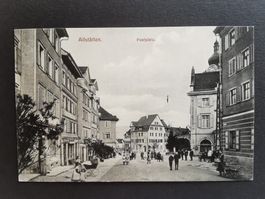 Altstätten  Rheintal  Ansichtskarte  animiert  Postplatz
